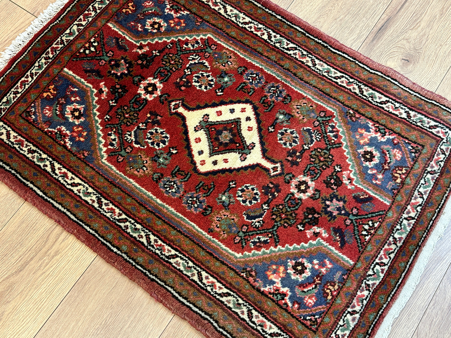 Handgeknüpfter Perser Orientteppich Malayer 96x70 cm