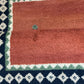 Indischer Gabbeh Teppich Handgeknüpft Rostrot Tiermotive 150x93 cm