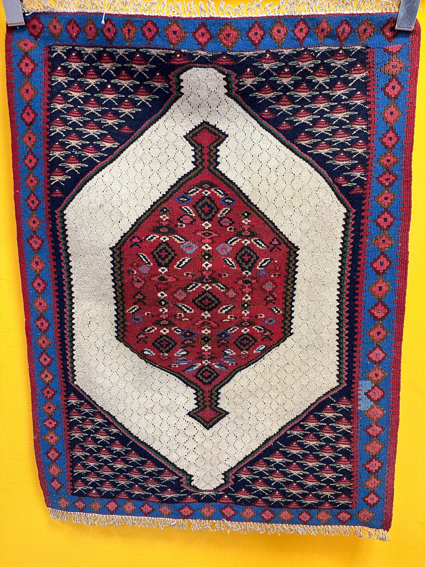 Handgeknüpfter Perser Orientteppich Sumak 97x73 cm