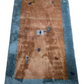 Indischer Gabbeh Teppich Handgeknüpft Terrakotta Blaugrau 160x97 cm