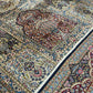 Handgeknüpfter Perser Orientteppich Felder Blumen Kirman Lawer 355x260 cm