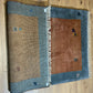 Indischer Gabbeh Teppich Handgeknüpft Terrakotta Blaugrau 160x97 cm