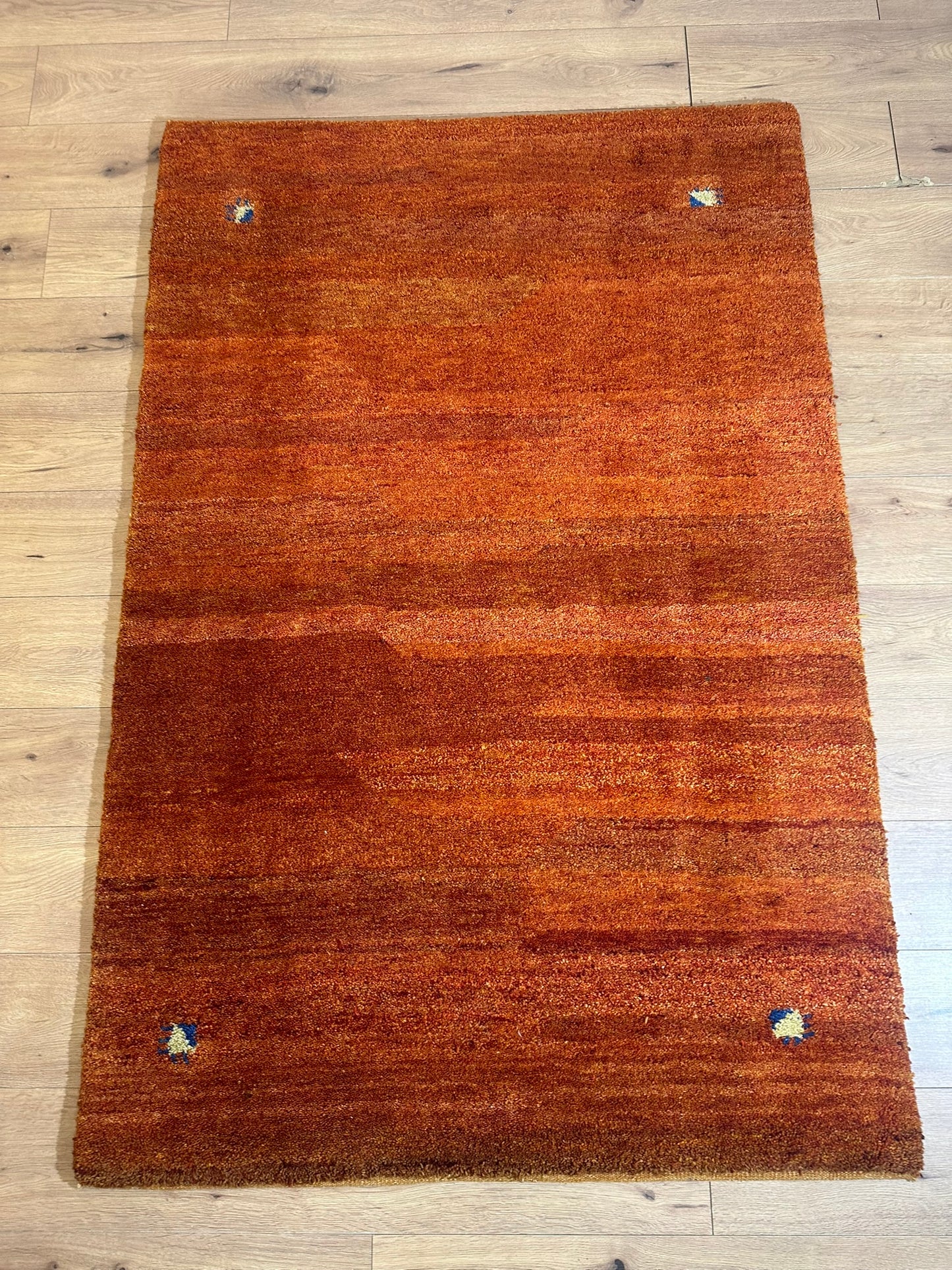 Gabbeh Orientteppich handgeknüpft Indian 183x123 cm