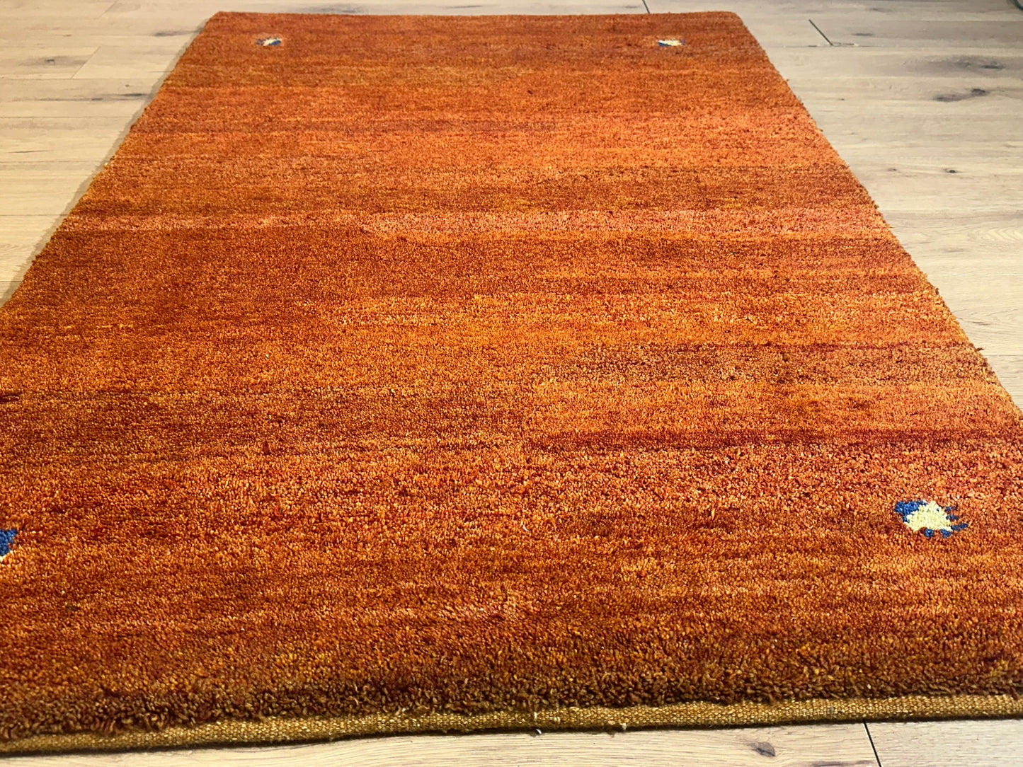 Gabbeh Orientteppich handgeknüpft Indian 183x123 cm