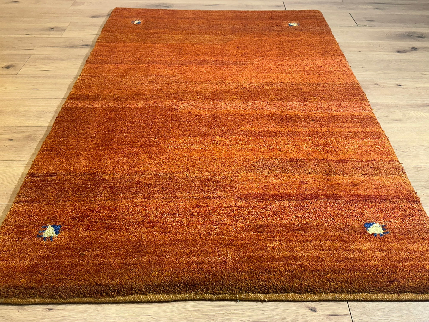 Gabbeh Orientteppich handgeknüpft Indian 183x123 cm