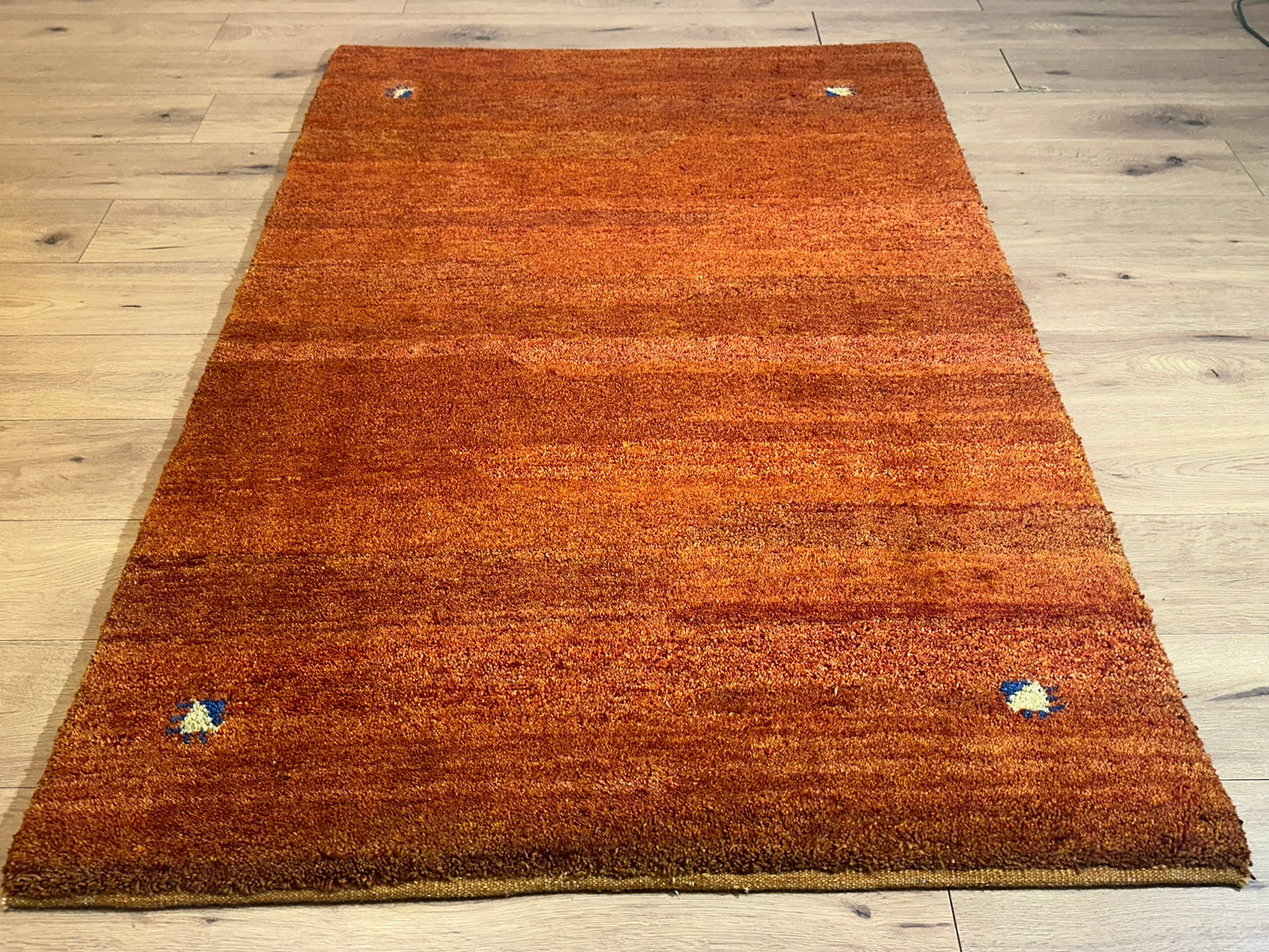 Gabbeh Orientteppich handgeknüpft Indian 183x123 cm