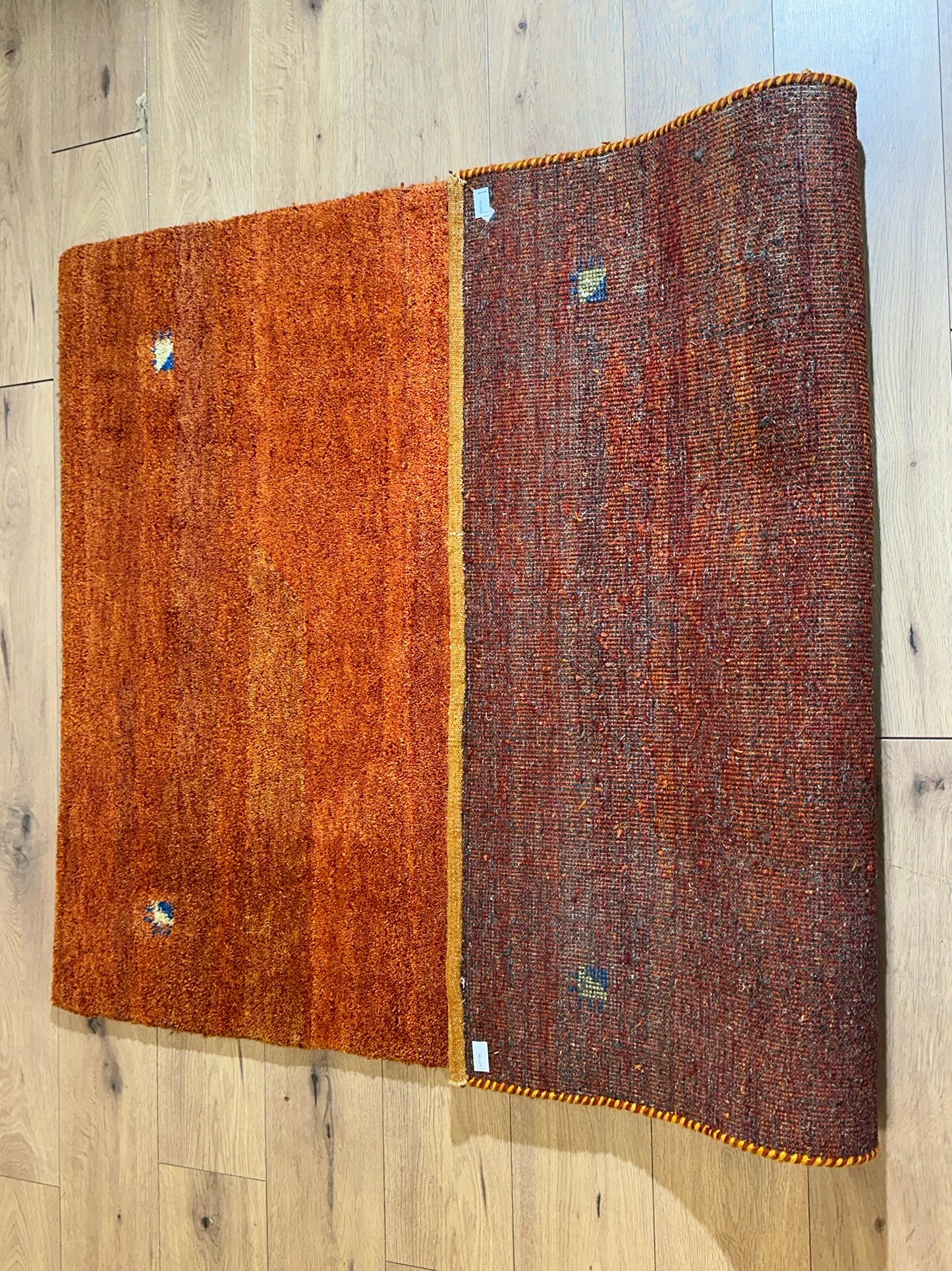 Gabbeh Orientteppich handgeknüpft Indian 183x123 cm