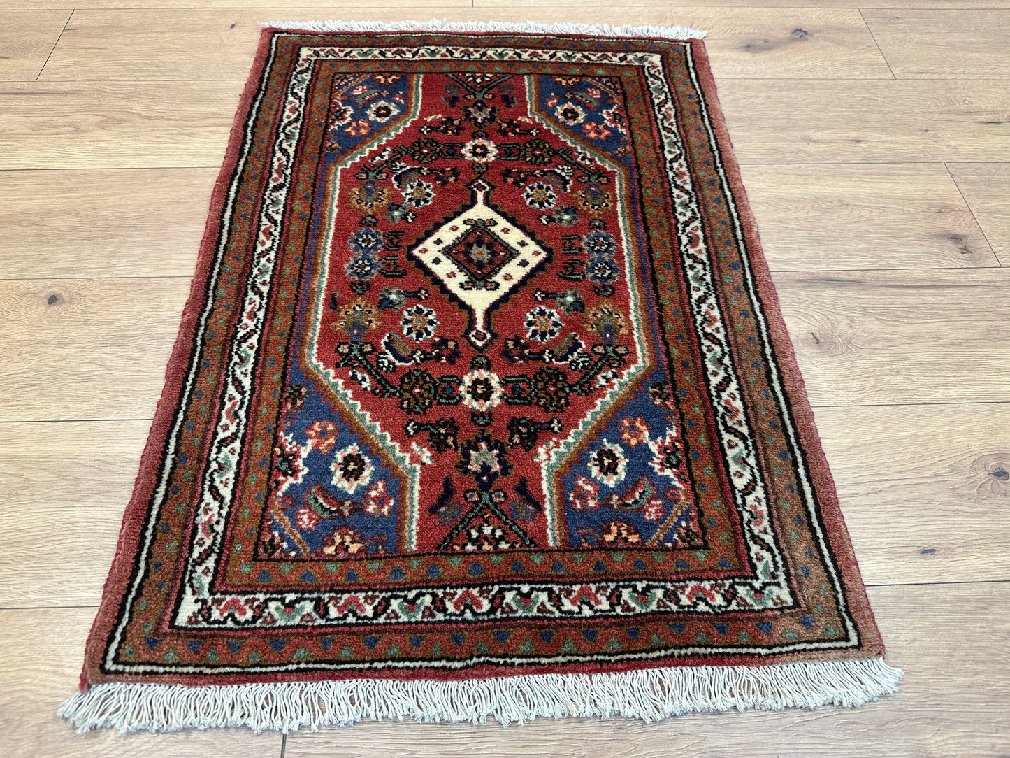 Handgeknüpfter Perser Orientteppich Malayer 93x69 cm