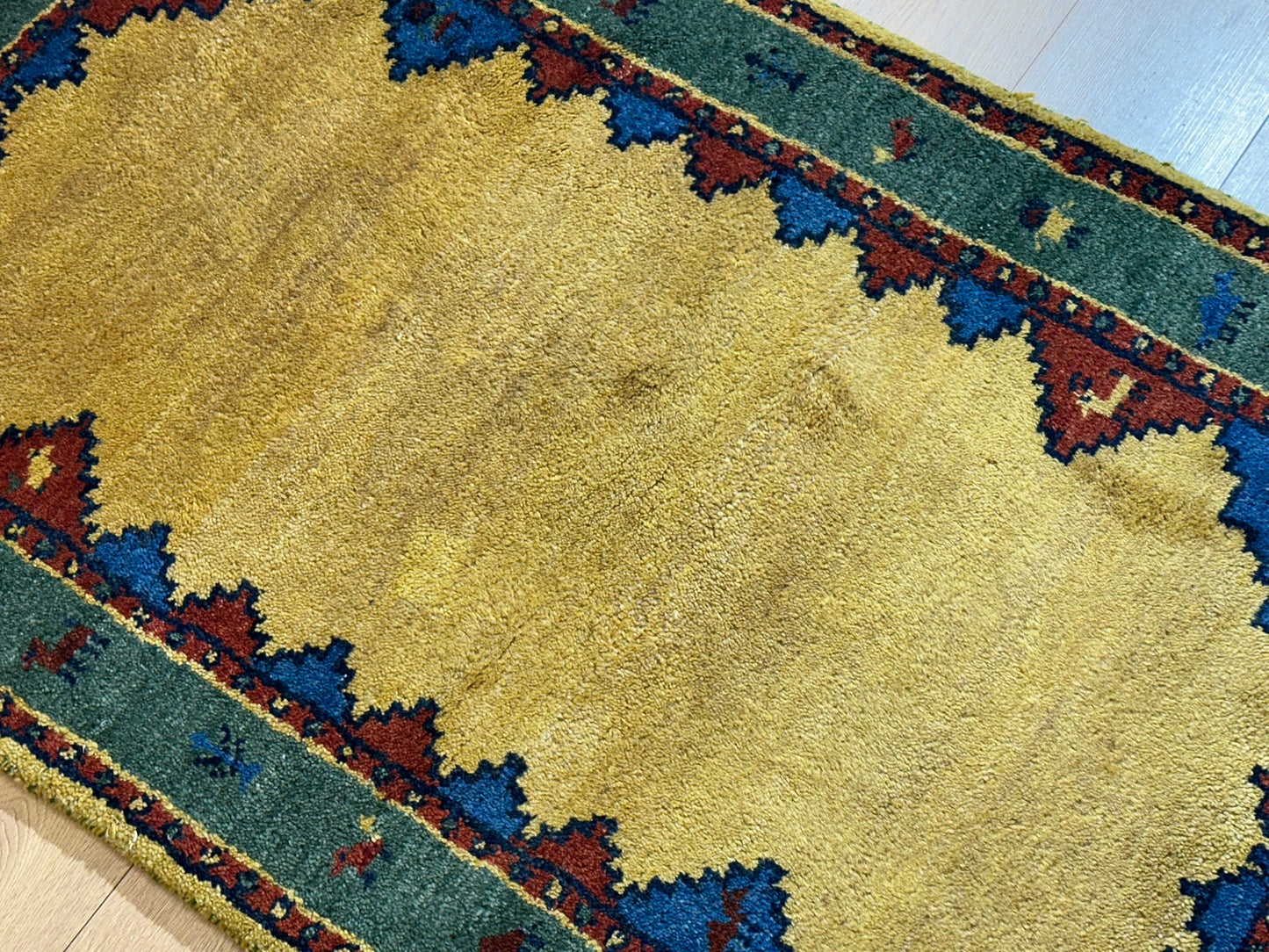 Gabbeh Orientteppich handgeknüpft Indian 155x93 cm