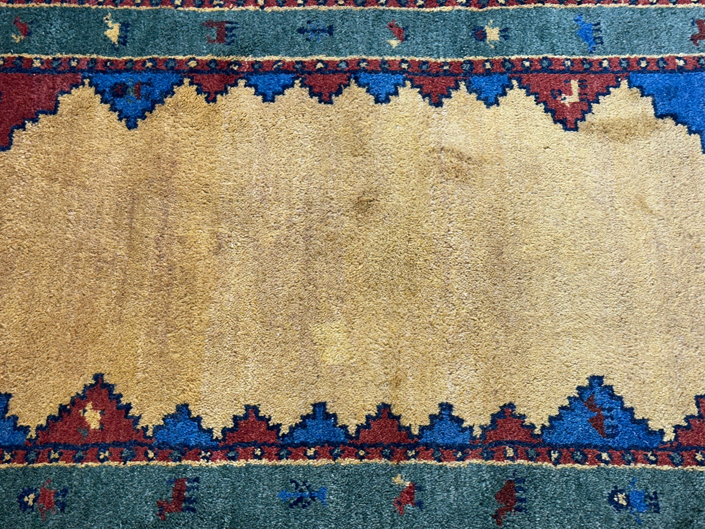 Gabbeh Orientteppich handgeknüpft Indian 155x93 cm