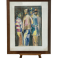Gemälde "Vier Männer - Hniess 1964"  78x62cm