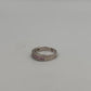 Vintage 925 Silber Ring mit Rosa Edelsteinen