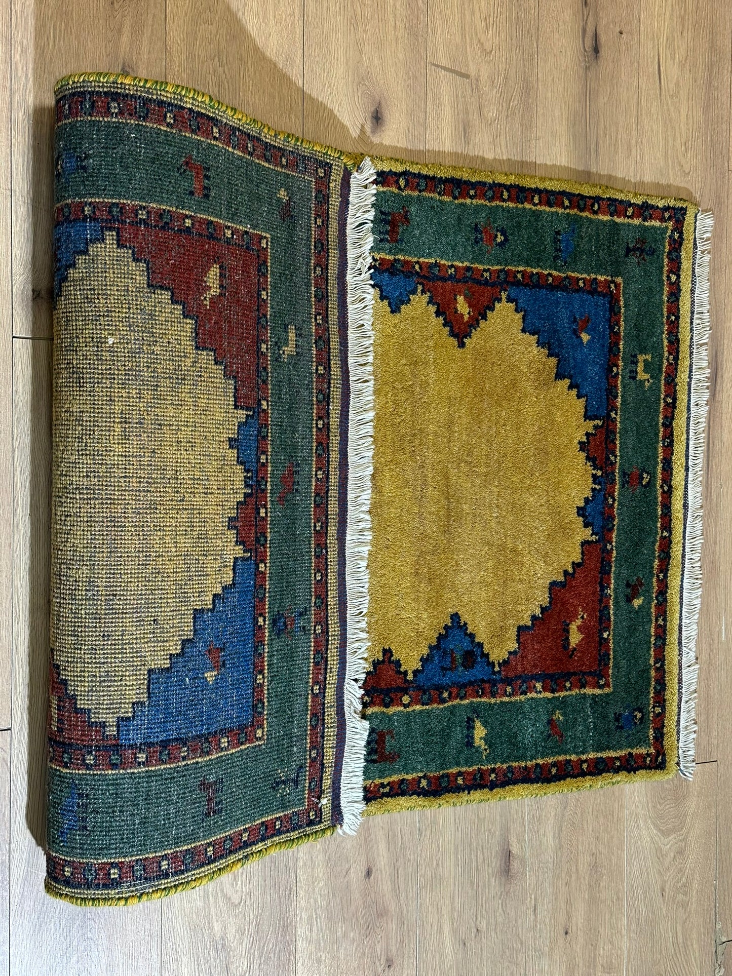 Gabbeh Orientteppich handgeknüpft Indian 155x93 cm