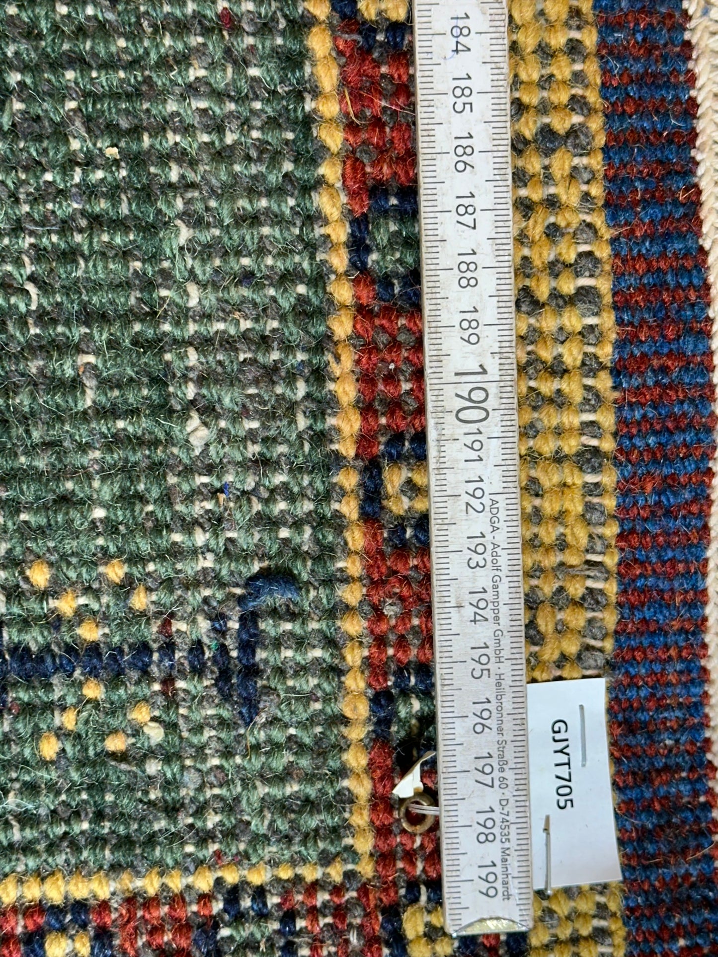 Gabbeh Orientteppich handgeknüpft Indian 155x93 cm