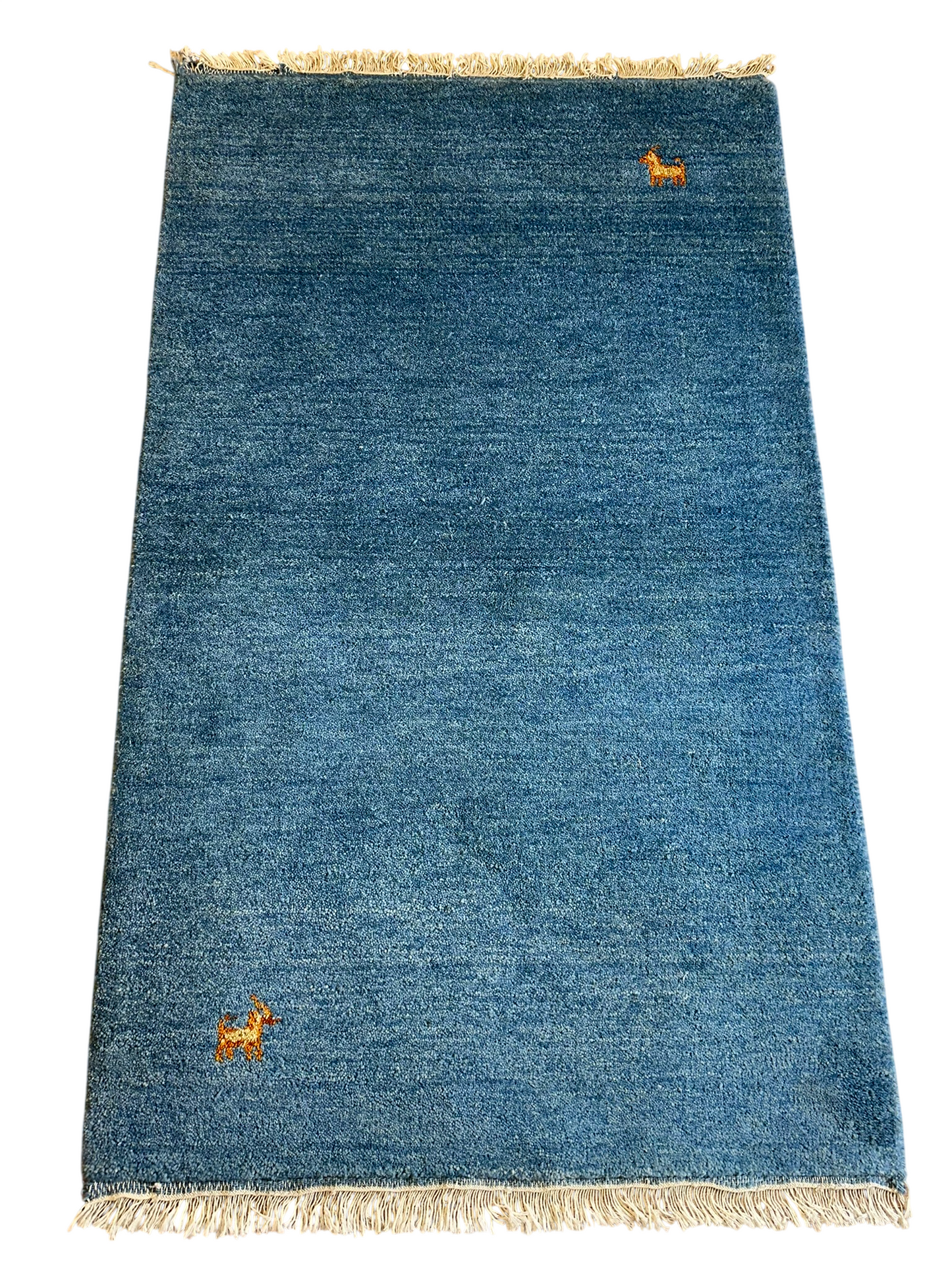 Gabbeh Orientteppich handgeknüpft Indian 160x90 cm