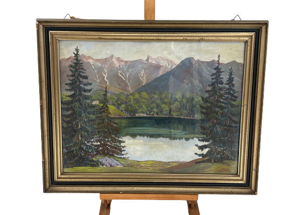 Gemälde "Berglandschaft" von Else Witting 65x52cm