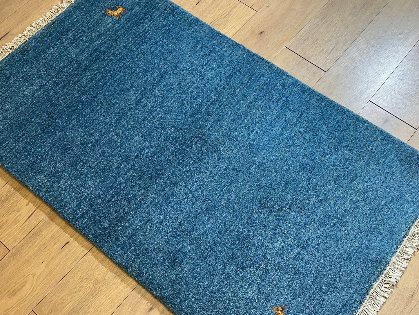 Gabbeh Orientteppich handgeknüpft Indian 160x90 cm