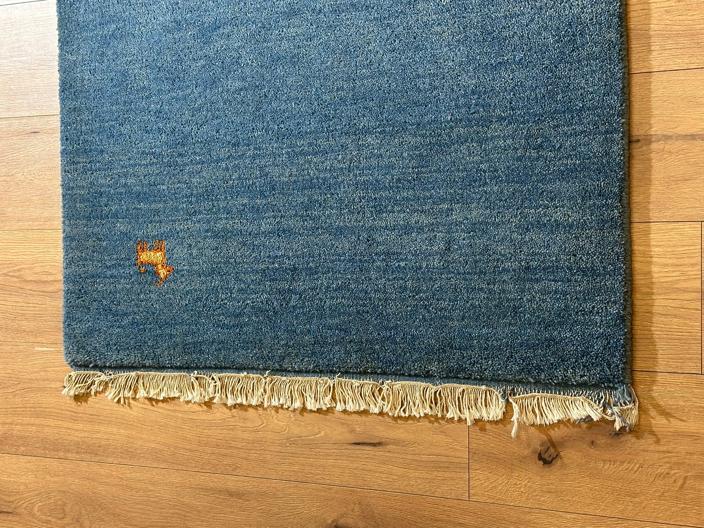 Gabbeh Orientteppich handgeknüpft Indian 160x90 cm