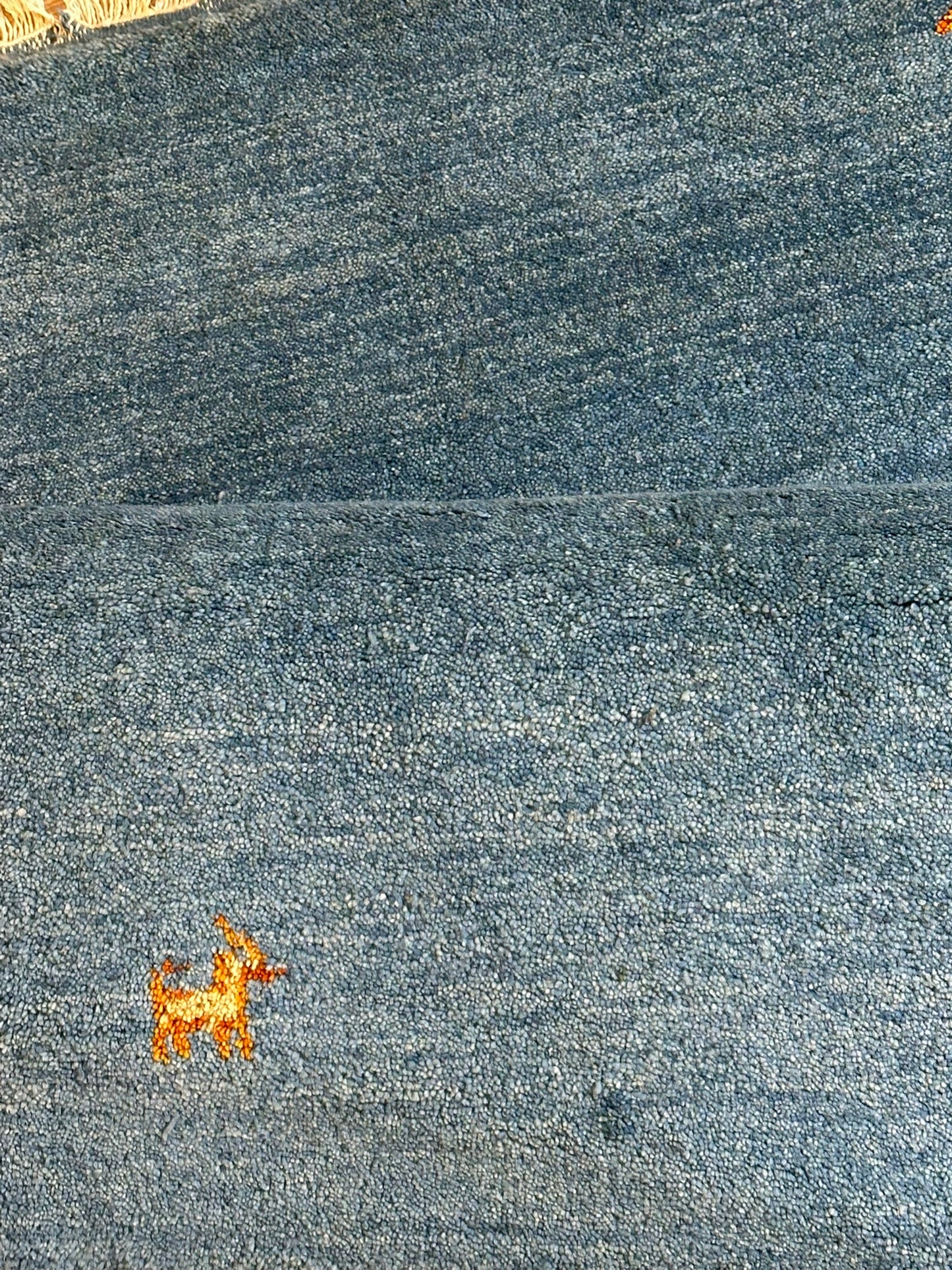 Gabbeh Orientteppich handgeknüpft Indian 160x90 cm