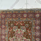 Orientteppich handgeknüpft Hereke 116x84 cm Seide auf Seide