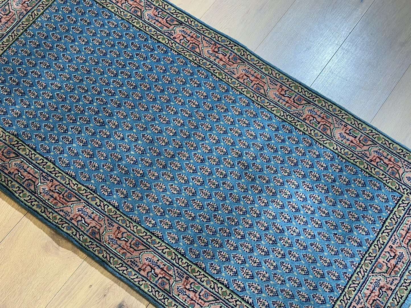Orientteppich handgeknüpft Sarough Mir Indian 142x73 cm