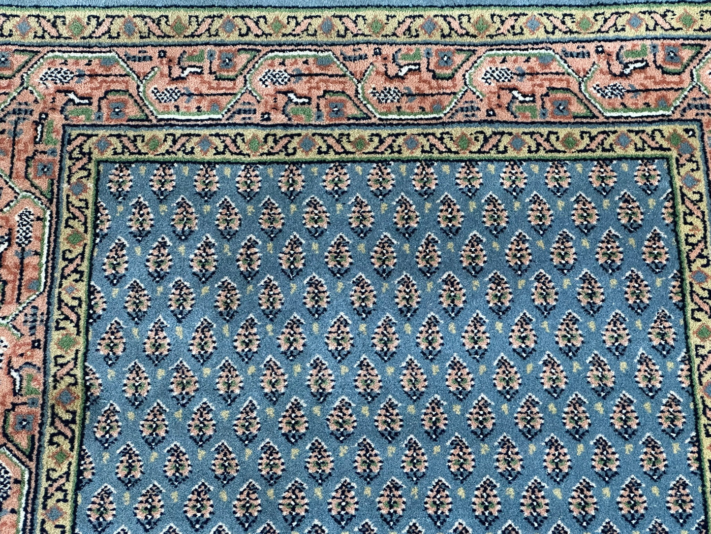 Orientteppich handgeknüpft Sarough Mir Indian 142x73 cm