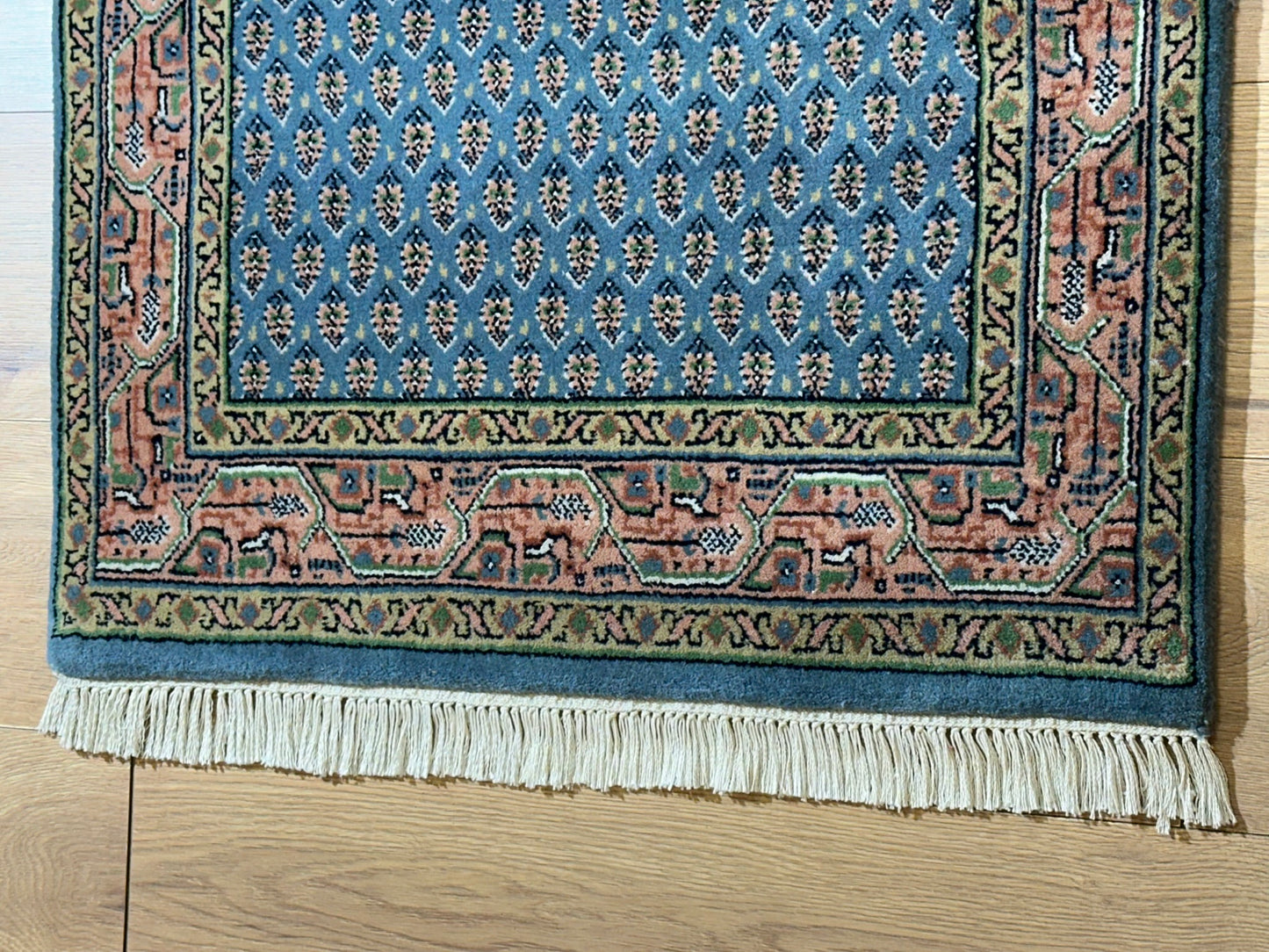 Orientteppich handgeknüpft Sarough Mir Indian 142x73 cm
