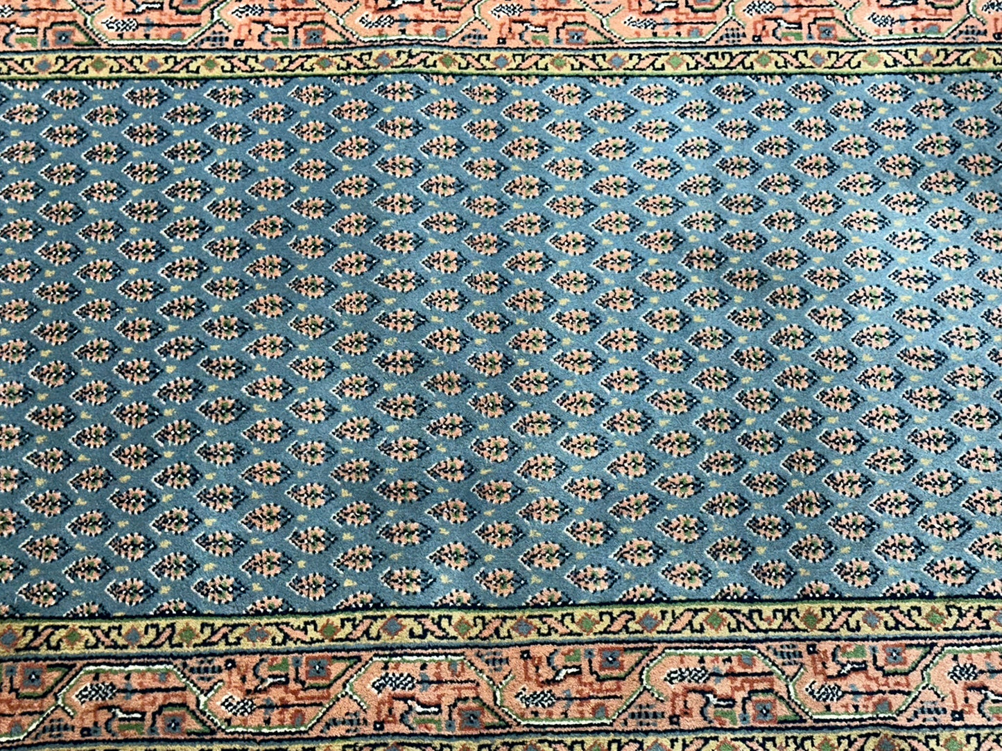 Orientteppich handgeknüpft Sarough Mir Indian 142x73 cm