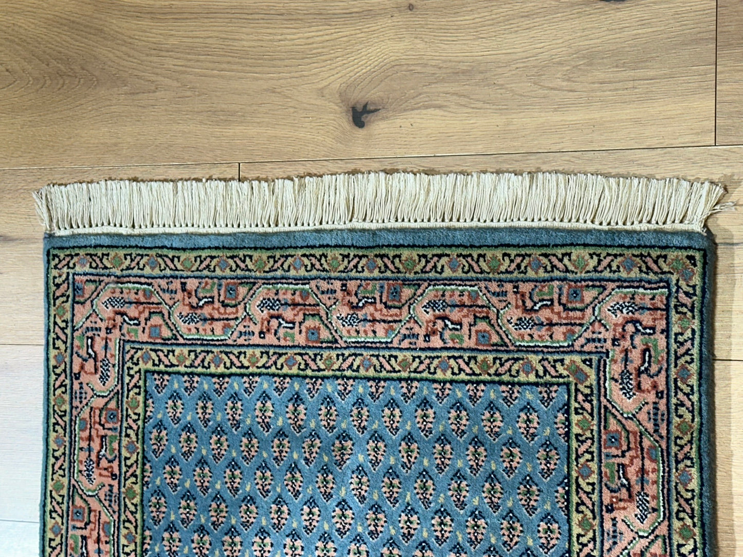 Orientteppich handgeknüpft Sarough Mir Indian 142x73 cm