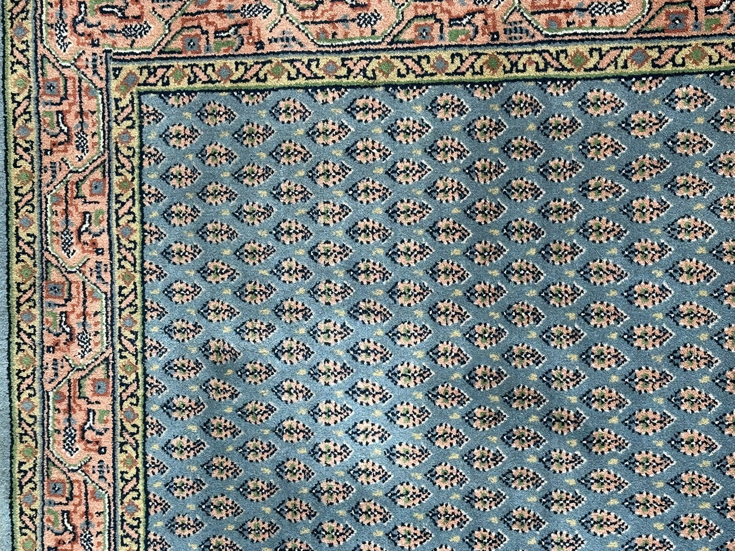 Orientteppich handgeknüpft Sarough Mir Indian 142x73 cm
