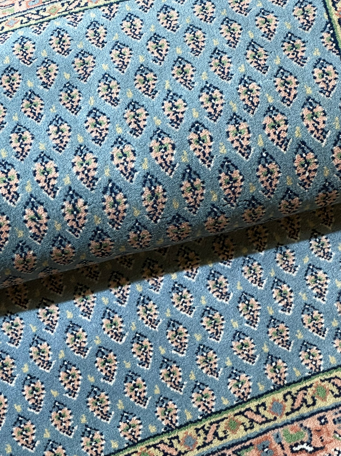Orientteppich handgeknüpft Sarough Mir Indian 142x73 cm
