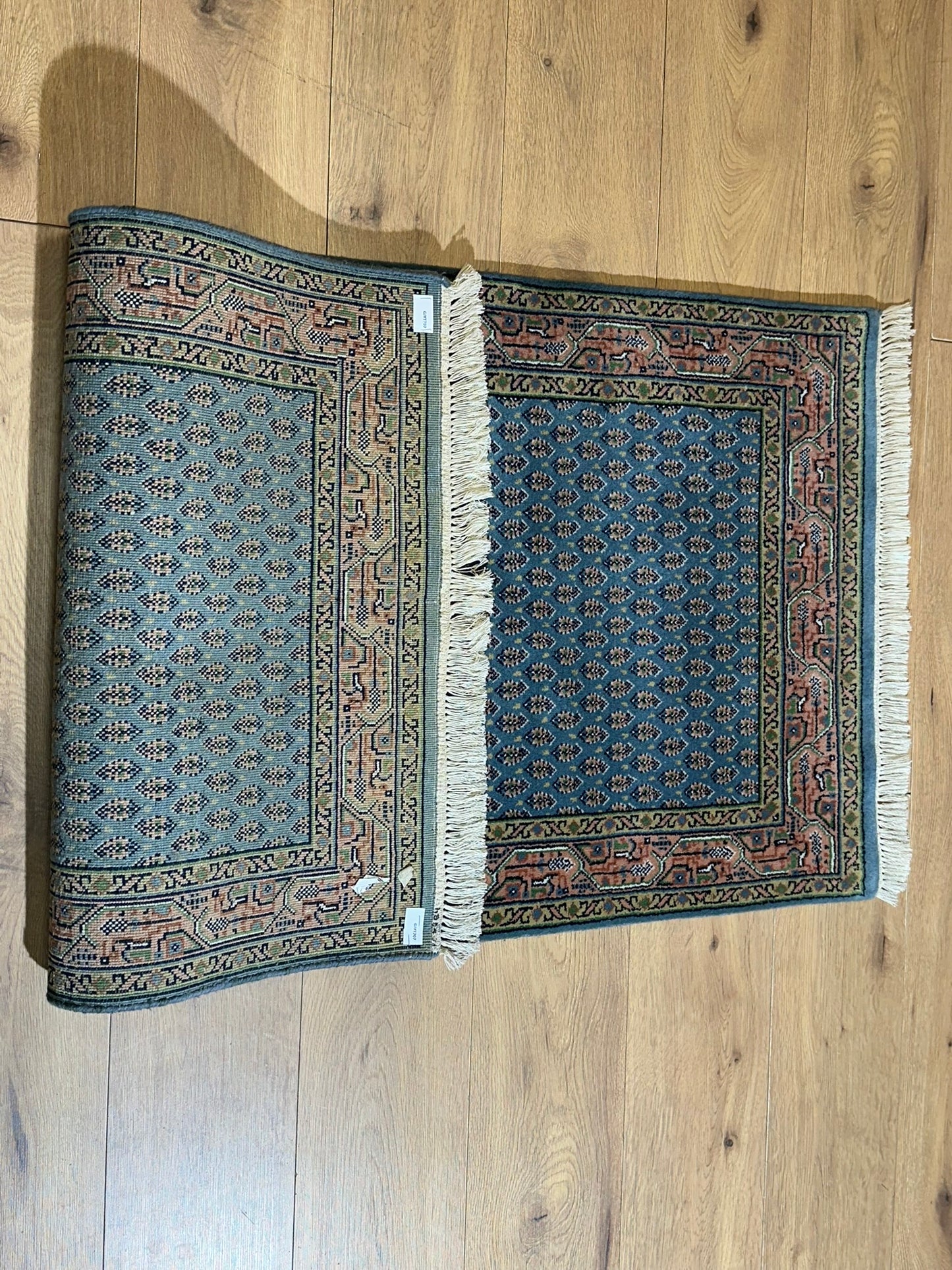 Orientteppich handgeknüpft Sarough Mir Indian 142x73 cm