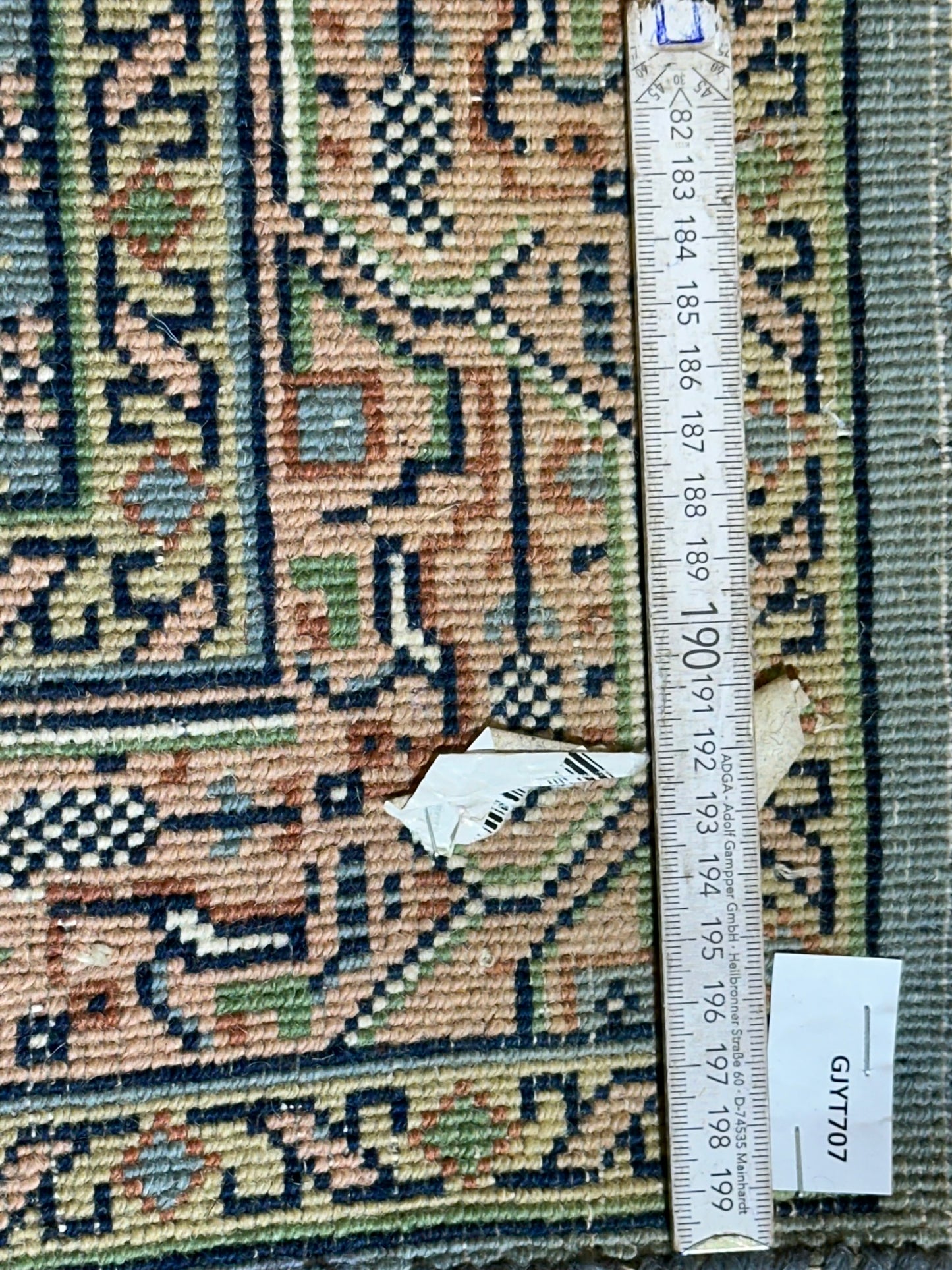 Orientteppich handgeknüpft Sarough Mir Indian 142x73 cm