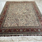 Orientteppich handgeknüpft Hereke 126x95 cm Seide auf Seide