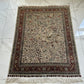 Orientteppich handgeknüpft Hereke 126x95 cm Seide auf Seide