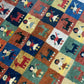 Gabbeh Orientteppich handgeknüpft Indian 160x95 cm