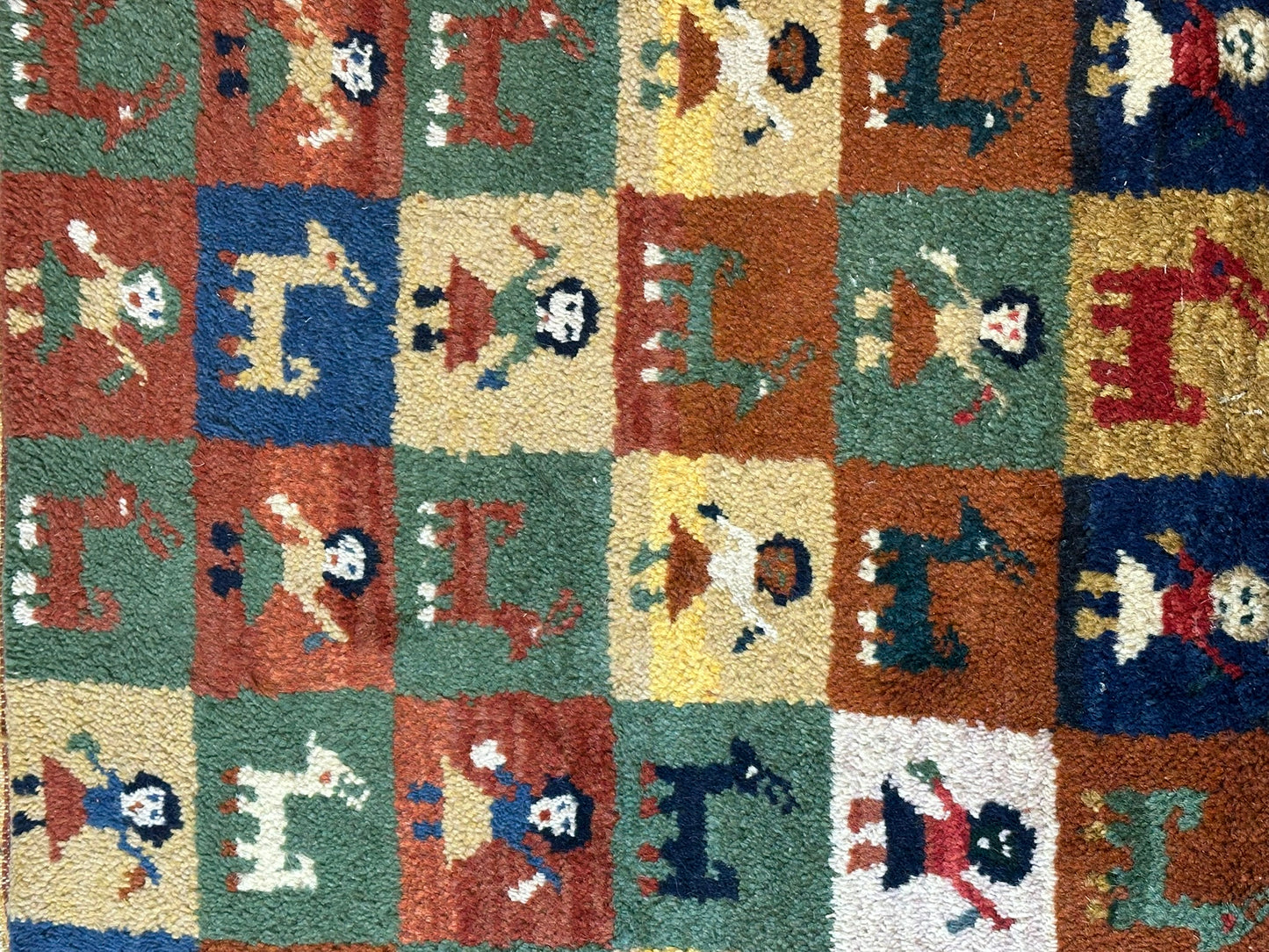 Gabbeh Orientteppich handgeknüpft Indian 160x95 cm