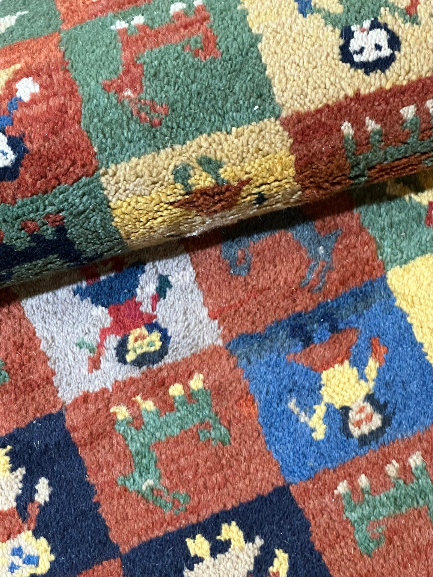 Gabbeh Orientteppich handgeknüpft Indian 160x95 cm