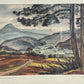 Signiertes und datiertes Landschaftsbild Bild 1957