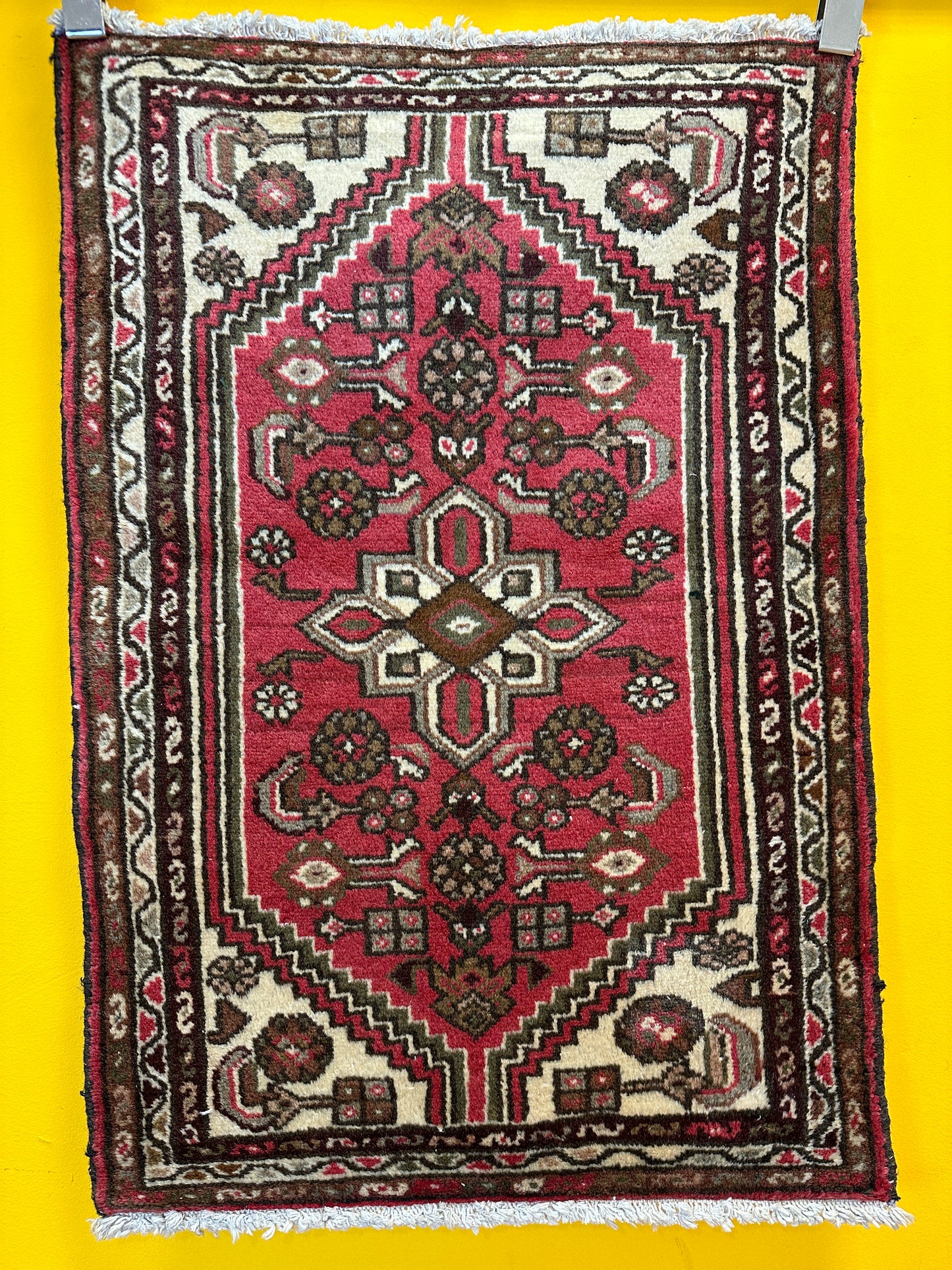 Handgeknüpfter Perser Orientteppich Malayer 92x64 cm