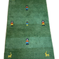 Gabbeh Orientteppich handgeknüpft Indian 160x90 cm