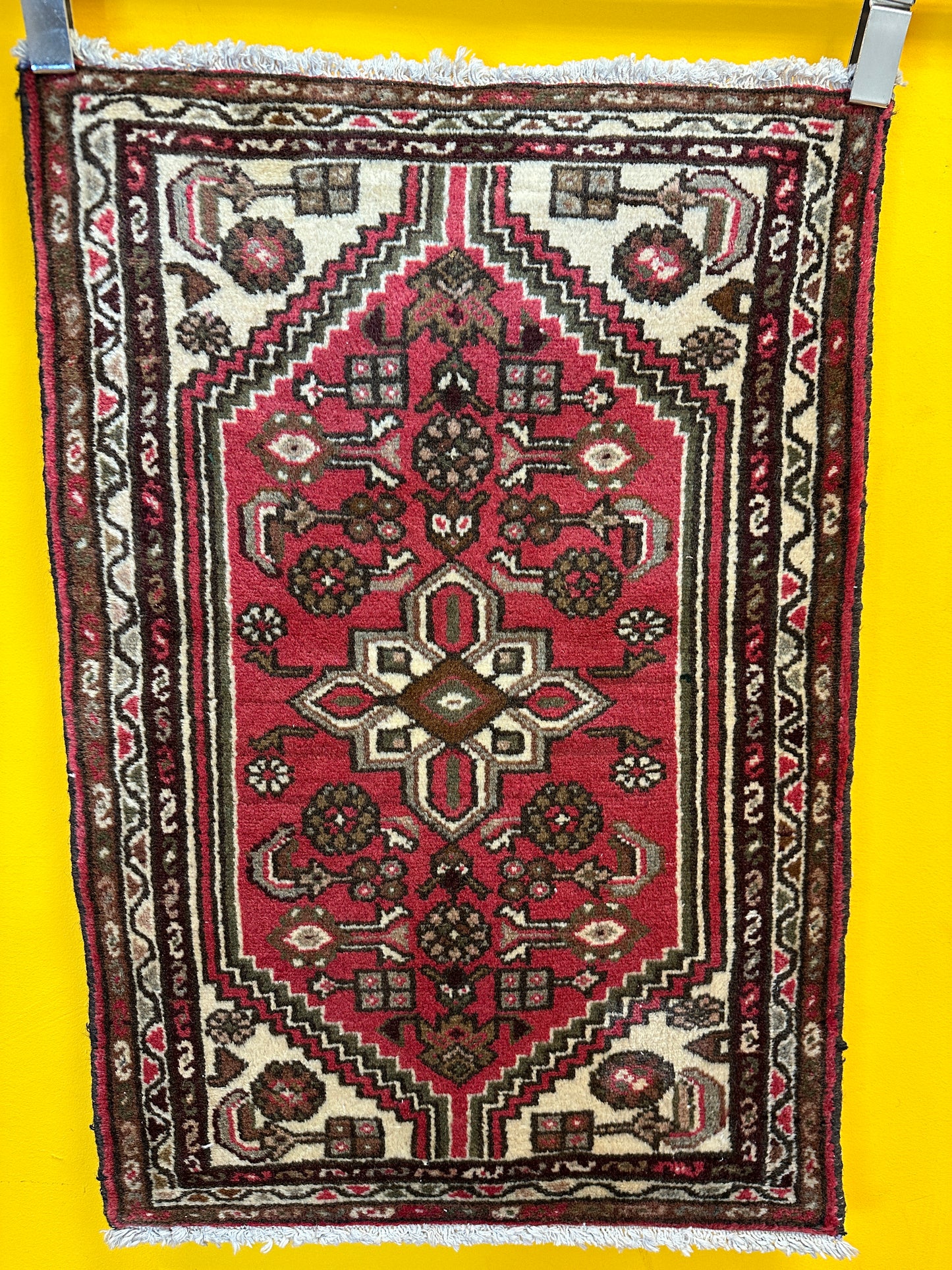 Handgeknüpfter Perser Orientteppich Malayer 92x64 cm