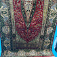 Orientteppich handgeknüpft Hereke 125x78 cm Seide auf Seide