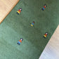 Gabbeh Orientteppich handgeknüpft Indian 160x90 cm