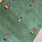Gabbeh Orientteppich handgeknüpft Indian 160x90 cm