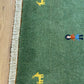 Gabbeh Orientteppich handgeknüpft Indian 160x90 cm