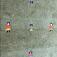 Gabbeh Orientteppich handgeknüpft Indian 160x90 cm