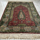 Orientteppich handgeknüpft Hereke 125x78 cm Seide auf Seide