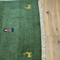 Gabbeh Orientteppich handgeknüpft Indian 160x90 cm