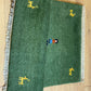 Gabbeh Orientteppich handgeknüpft Indian 160x90 cm